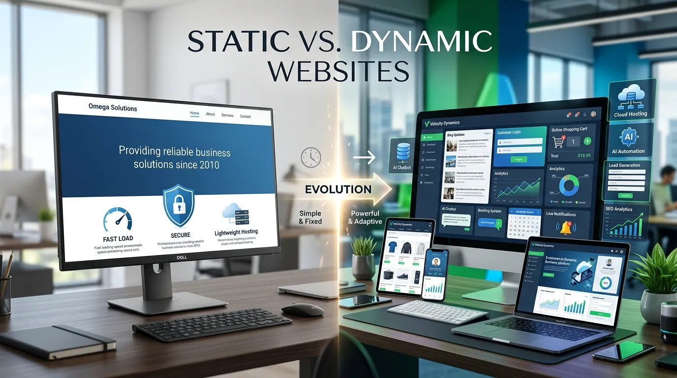 Static vs. Dynamic Websites: Which One Is Right for Your Business?