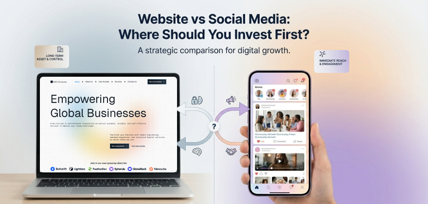 🚀 Website vs Social Media: Where Should You Invest First?