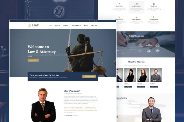 Lawe – Law Firm & Legal Attorney Platform