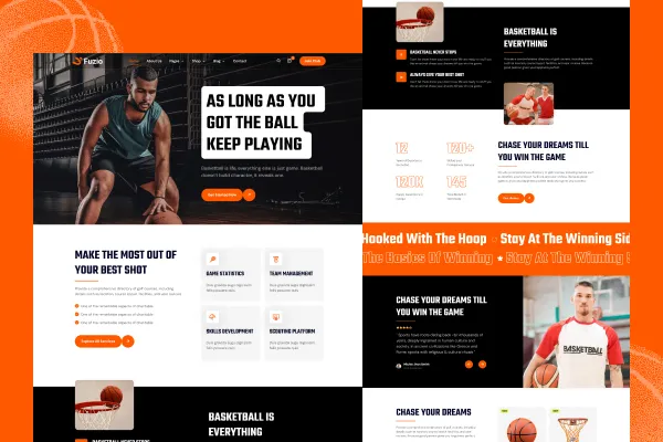 Fuzio – Basketball & Sports E-Commerce Platform