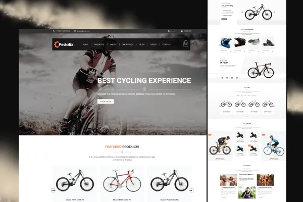 Pedalix – Cycling Store & E-commerce Website