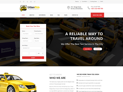 Urban Ride – Taxi Booking & Transportation Platform